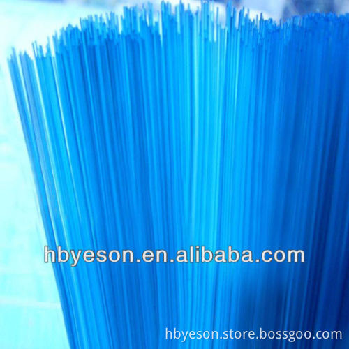 PET hollow filament for broom